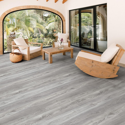 Sol PVC Dalles Adhésives - FloorStickers™ - Gris Argenté