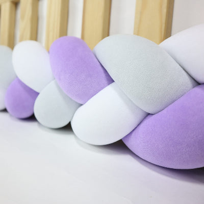 Tresse de Lit - WrapNest™ - Blanc Gris Mauve