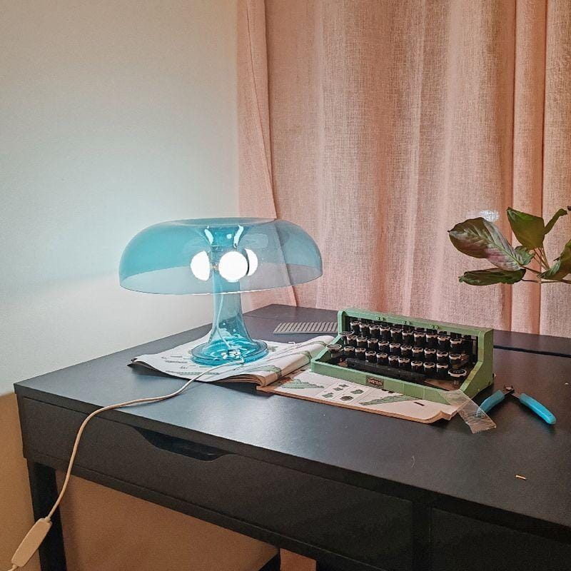 MinimalistMushroomTableLamp™ - Bleu