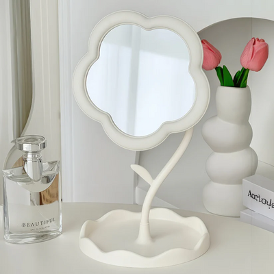 Miroir Maquillage - BloomMirror™ - Blanc
