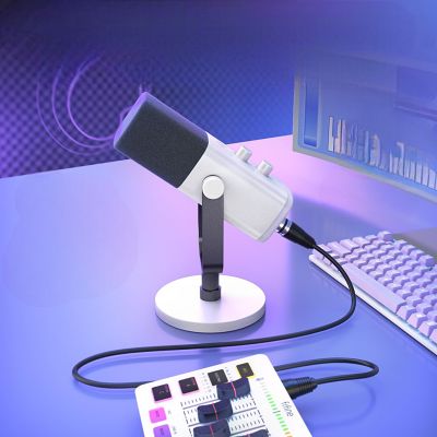 Microphone usb - GamingMic™ - Blanc