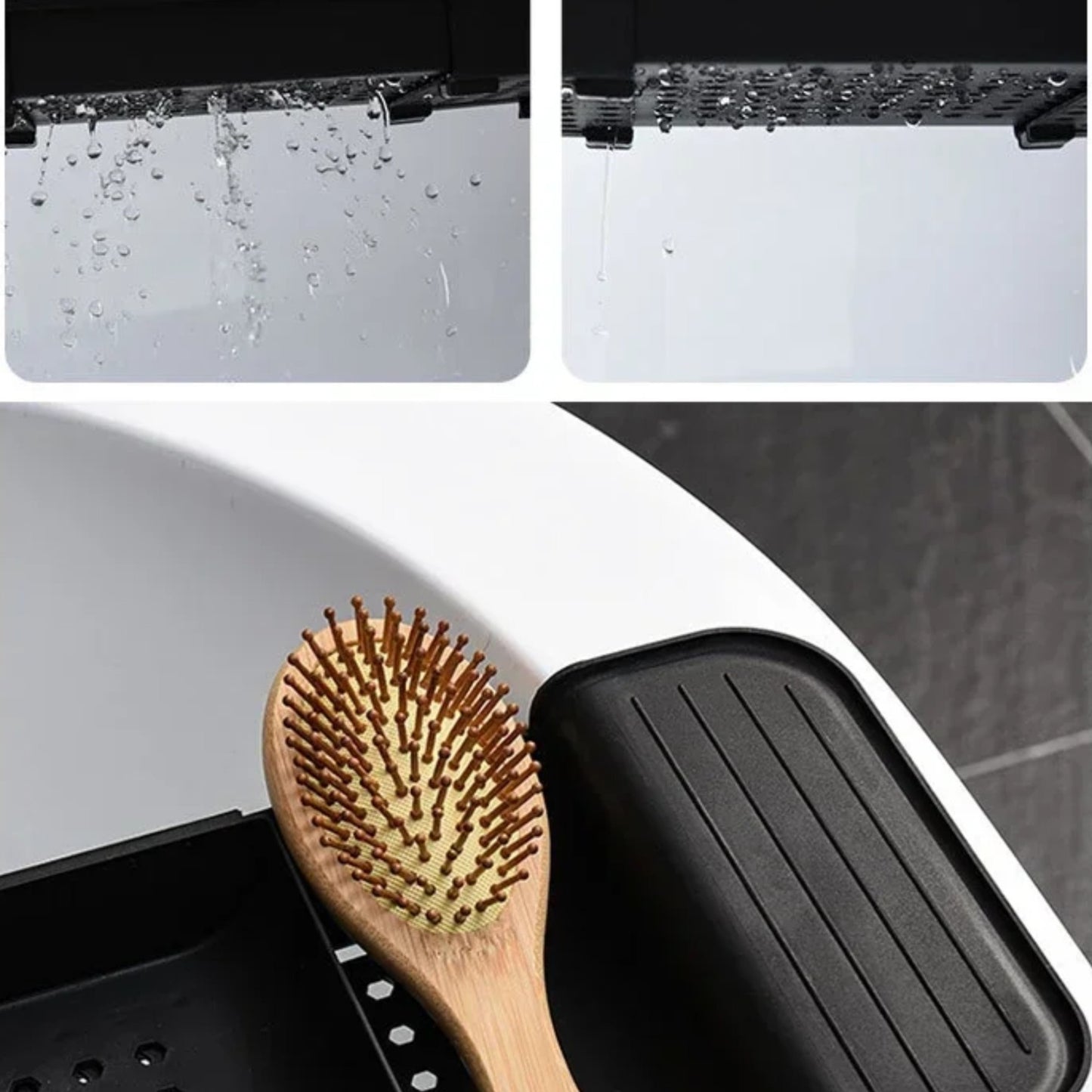 Plateau pour Baignoire - FlexiBathTray™ - Noir