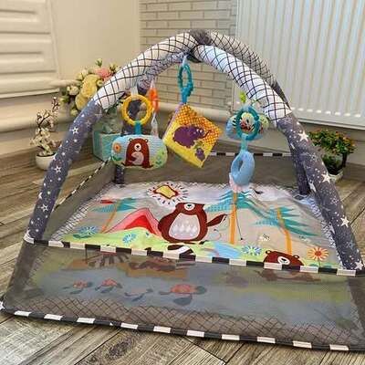 Tapis d'Éveil - BabyGymPlayMat™ - Gris