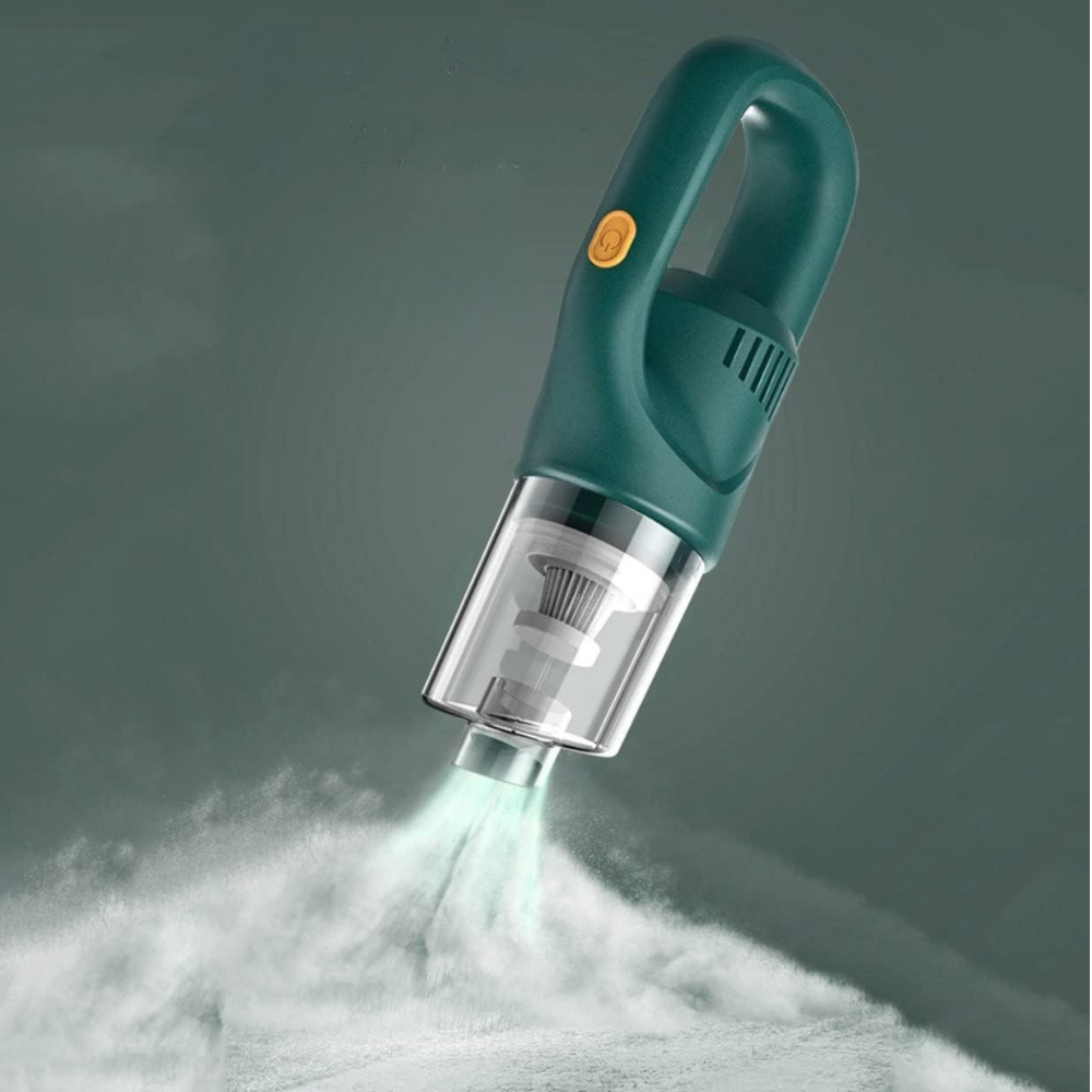 Aspirateur à Main sans Fil - MiniVac™ - Vert Cristal