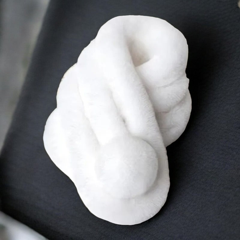 Écharpe Femme Hiver - CozyFurWrap™ - Blanc