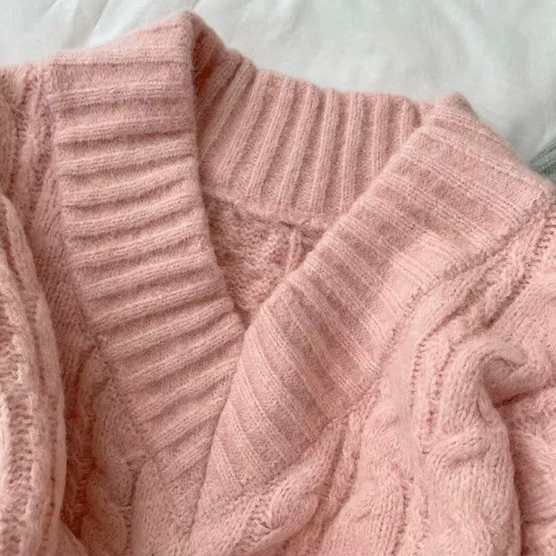 Pull Tricot - CozyKnitSweater™ - Rose