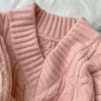 Pull Tricot - CozyKnitSweater™ - Rose