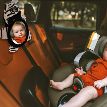 Miroir Voiture pour Bebe - SafeViewBabyMirror™ - Zèbre