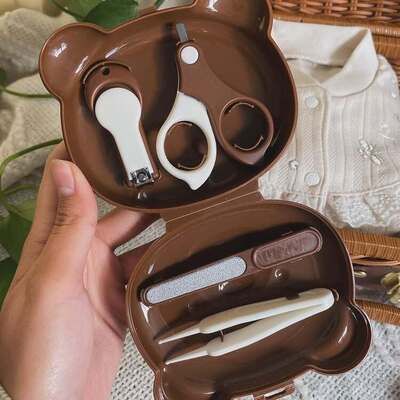 Kit Manucure - BabyBearNailKit™ - Marron