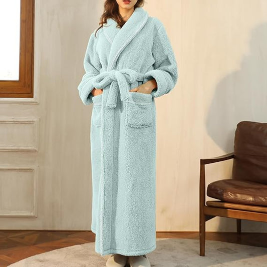 Peignoir De Bain - CozyCottonBathRobe™ - Vert Clair