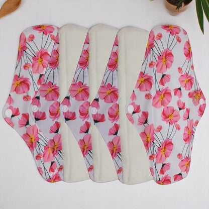 Serviette Hygiénique Lavable - EcoReusablePads™ - Rose