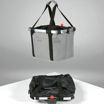 PANIER VELO POUR CHIEN	- PetRideBasket™ - Carré Gris