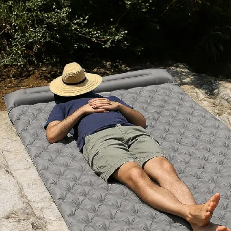 Matelas Gonflable - LiteDoubleMattress™ - Gris