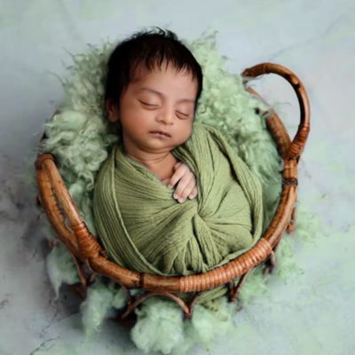Couverture en Laine - WoolBabyProp™ - Vert Clair