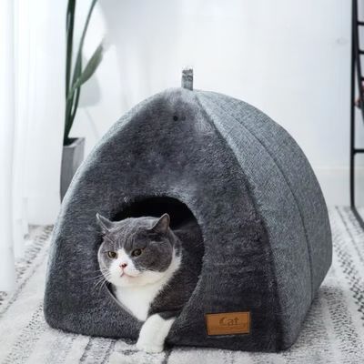 Niche pour Chat - TriCatCave™ - Gris