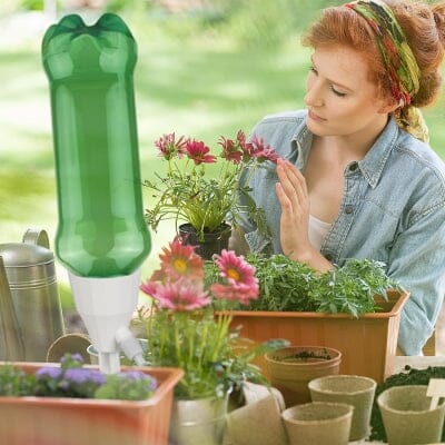 Goutte à goutte bouteille - AdjustableIrrigationSystem™ - Blanc