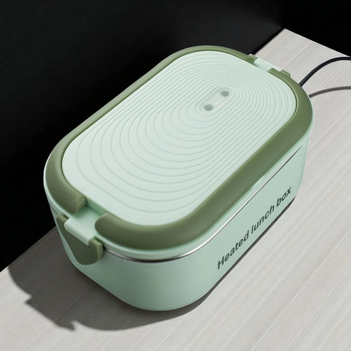 Lunch Box Chauffante - InoxHeatMeal™ - Vert
