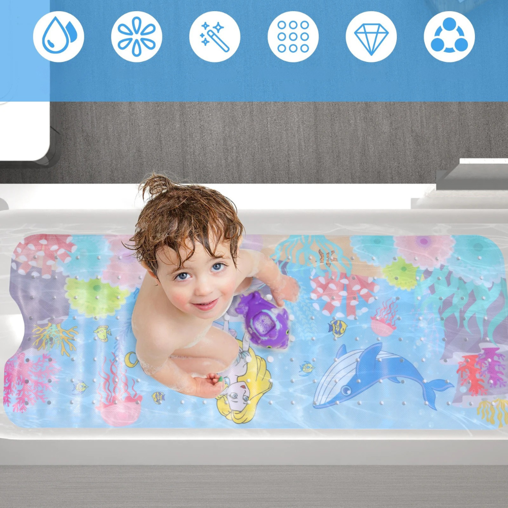 Tapis Antidérapant Baignoire - SeaMat™