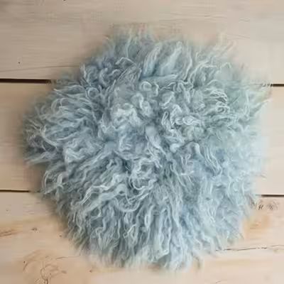 Couverture en Laine - WoolBabyProp™ - Bleu Clair