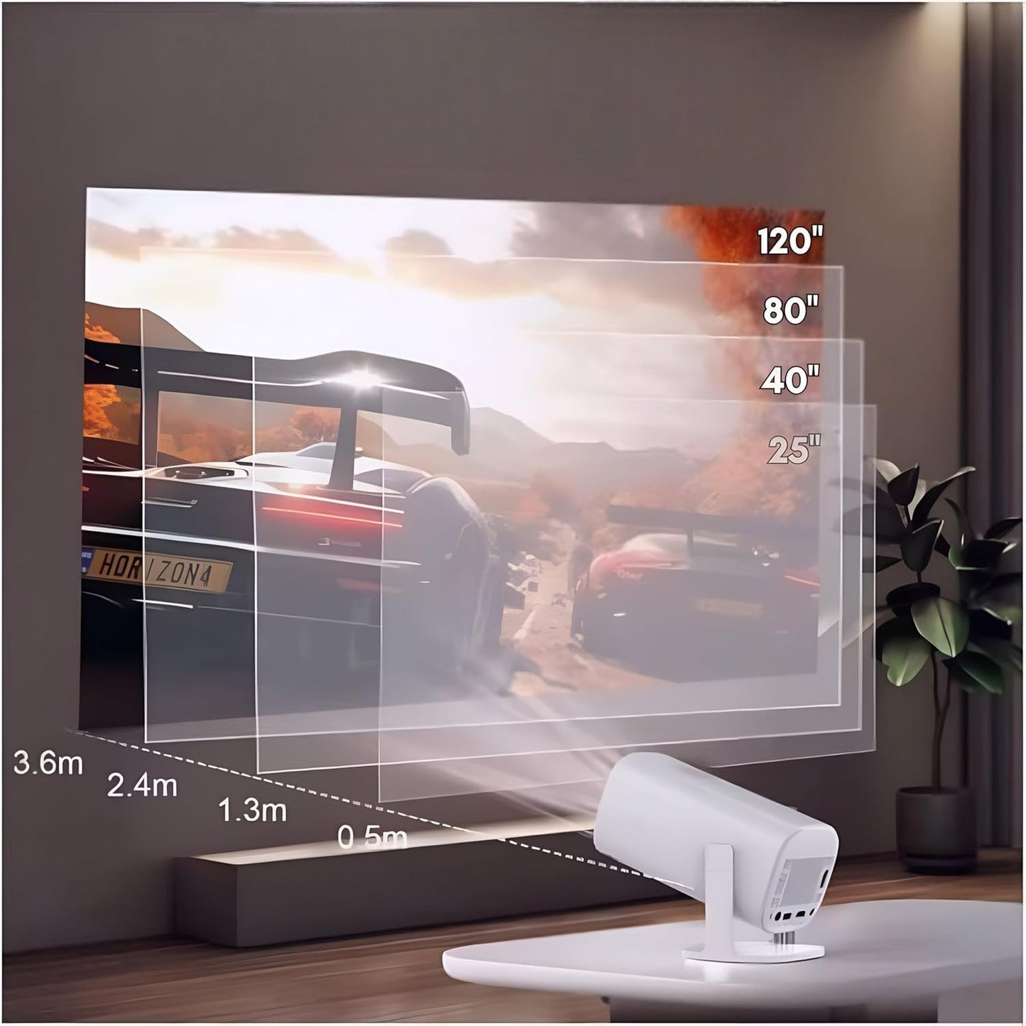 Retro Projecteur Bluetooth - GameProjectSet™