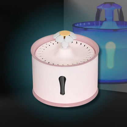 Fontaine à Eau pour Chat - CatLEDFountain™ - Rose