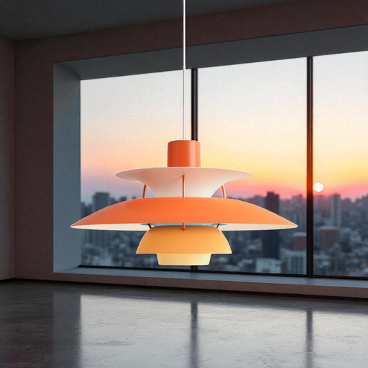 Lustre Plafond - UmbrellaLED™ - Orange