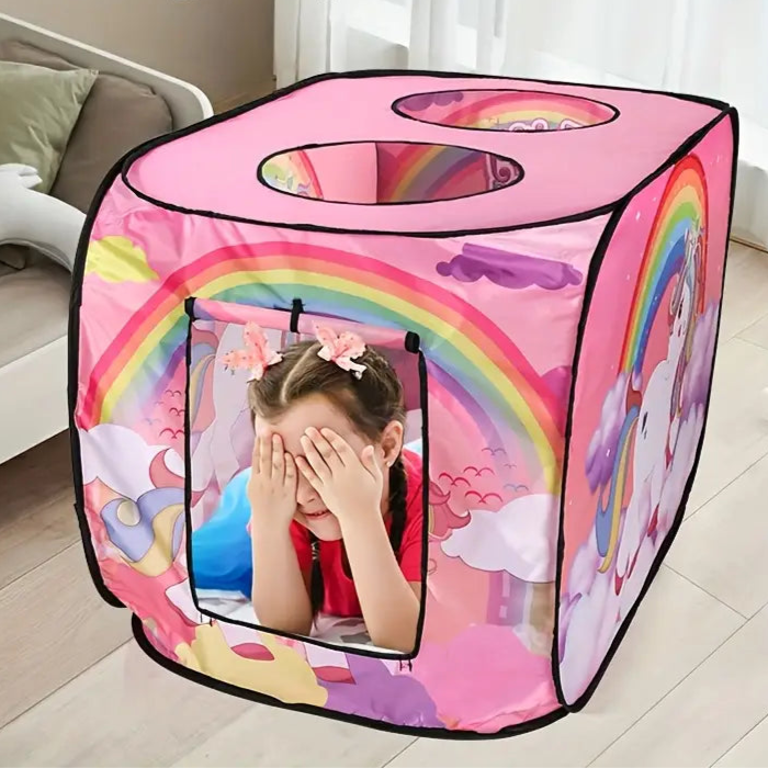 Tente de Jeu Enfant - TenteMagik™ - Tente Licorne Rose