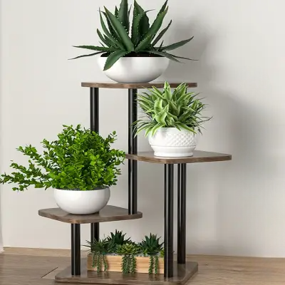 Support Pot De Fleur - MultipleFlowersPotShelf™ - 4 Etages