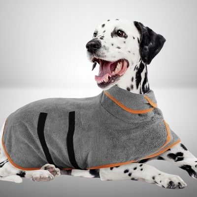 Peignoir pour Chien - DogDryingTowel™ - Gris