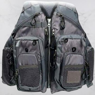 Gilet de Peche - FishingVestOutdoor™ - Gris