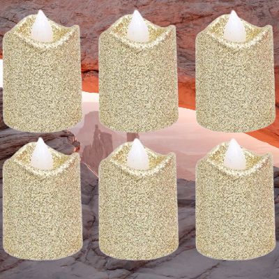 GlitterFlamelessCandle™ - Doré