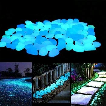 Décoration Jardin - GlowStones™ - Bleu