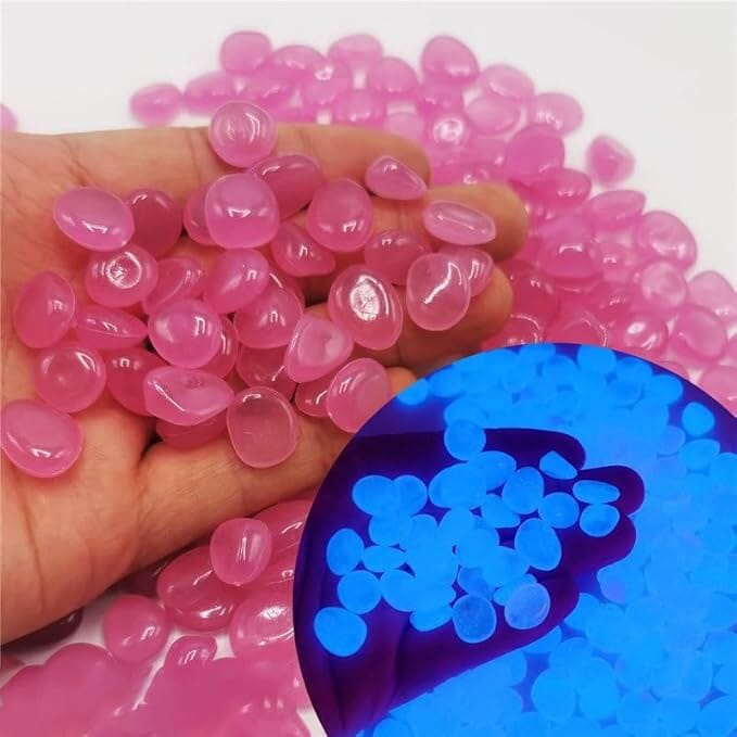 Décoration Jardin - GlowStones™ - Rose