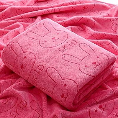 Serviette Microfibre - PetTowel™ - Lapin Framboise