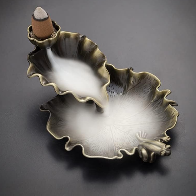 Porte Encens - AromatherapyIncense™ - Coquillage Verte