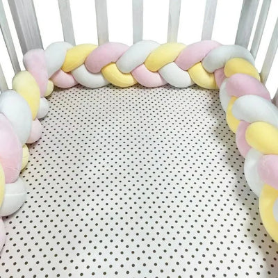 Tresse de Lit - BraidCushion™ - Blanc Jaune Rose