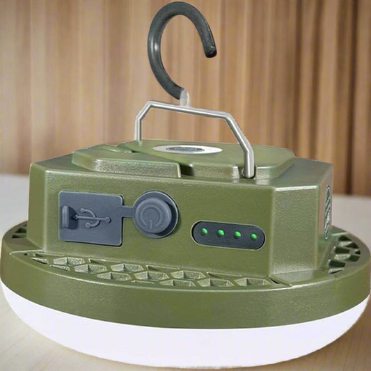 lampe de Poche Rechargeable - RechargeablePortableLantern™ - Vert Militaire