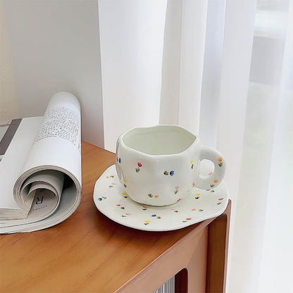 Tasse à Café - CozyBloomCup™ - Petites Fleurs
