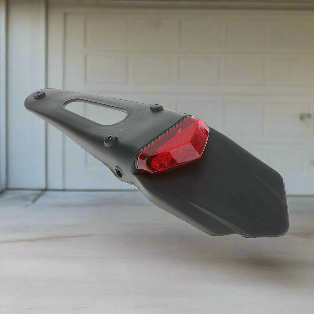 Garde Boue - MotorcycleRearFender™ - Rouge Noir