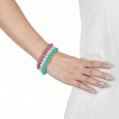 BRACELET PIERRE NATURELLE - CrystalMuse™ - Quartz Vert