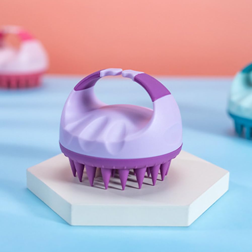 Massage Cuir Chevelu - ScalpEase™ - Mauve