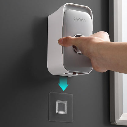 Porte Brosse à Dent Mural - CleanClick™ - Gris