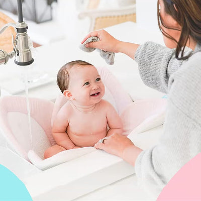 SIEGE DE BAIN BEBE - BloomBath™ - Rose