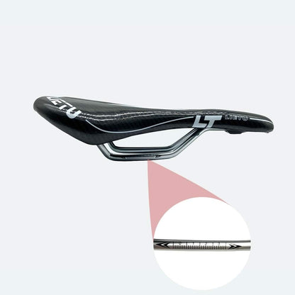 Selle de Vélo - BicycleSaddle™ - Fibre de carbone Blanc
