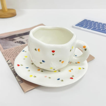 Tasse à Café - CozyBloomCup™ - Petites Fleurs