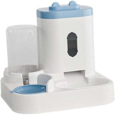 Distributeur Croquettes Chat - AquaPetFeeder™ - Bleu