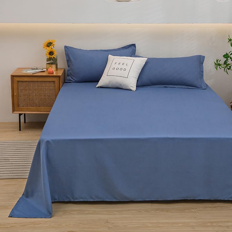 Drap Housse - LinoSoftSheet™ - Bleu Marine