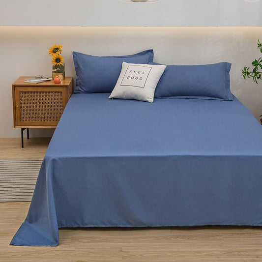 Drap Housse - LinoSoftSheet™ - Bleu Marine