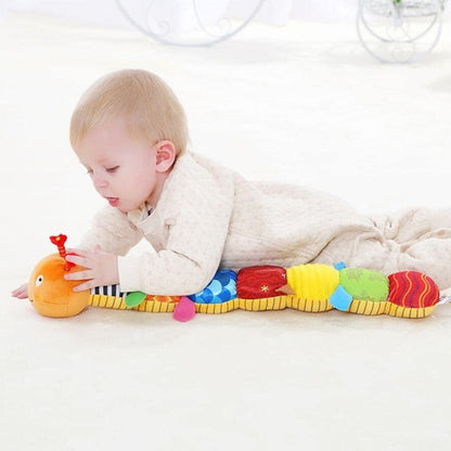 JOUET MUSICAL BEBE - MeloWorm™ - Chenille Orange