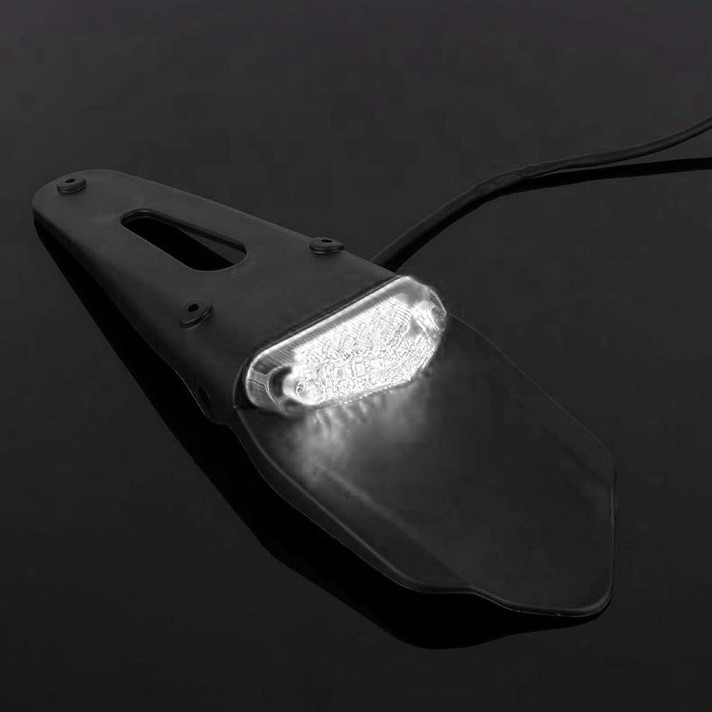 Garde Boue - MotorcycleRearFender™ - Blanc Noir